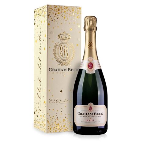 Graham Beck Méthode Cap Classique (MCC) Brut im Präsentkarton