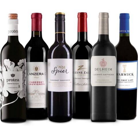 6er Probierpaket Cabernet Sauvignon aus Südafrika