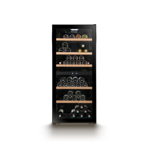 LS102DZBLACK – 2 Zonen Weinkühlschrank für 102 Flaschen